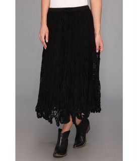 Scully Honey Creek Ami Crochete Skirt Womens Skirt (Black)