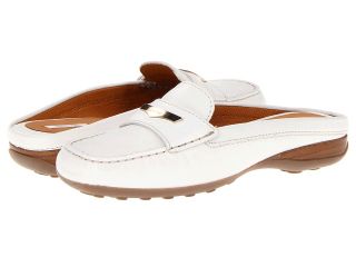 Geox D Euro 41 Womens Slip on Shoes (White)