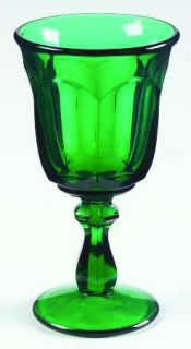 Imperial Glass Ohio Old Williamsburg Emerald Green Wine Glass   Stem #341, Emera