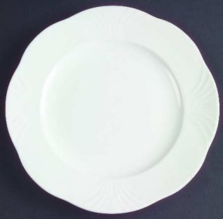 Villeroy & Boch Arco Weiss Salad Plate, Fine China Dinnerware   All White, Embos
