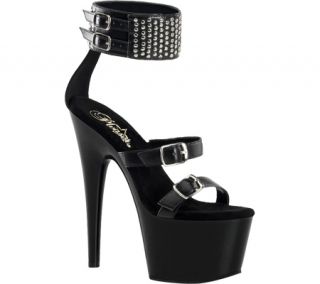 Womens Pleaser Adore 764   Black Polyurethane/Black High Heels