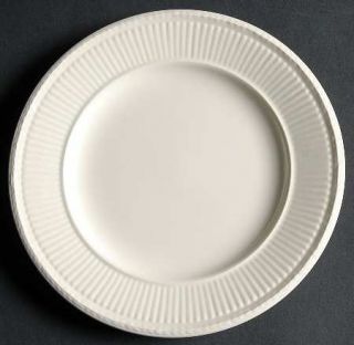 Wedgwood Edme Salad Plate, Fine China Dinnerware   Off White,Ribbed Rim,No Trim