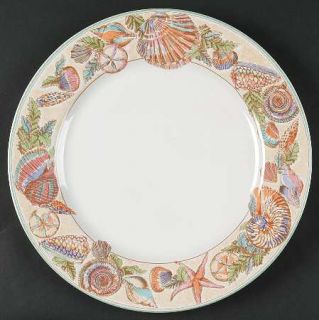 Fitz & Floyd Caribbean 12 Chop Plate/Round Platter, Fine China Dinnerware   Omn