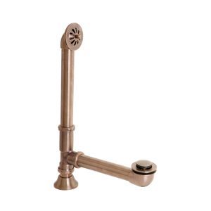 Giagni T TDRN ORB Traditional Victorian Leg Tub Drain with Toe Tap