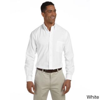 Mens Long sleeve Wrinkle resistant Oxford Shirt