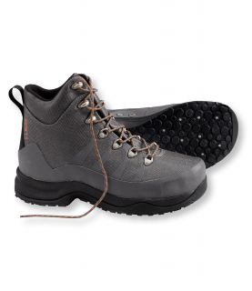Mens Gray Ghost Wading Boots, Studded