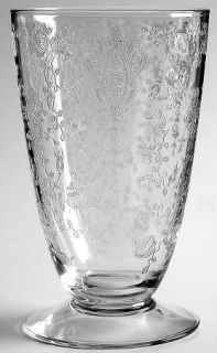 Cambridge Rose Point Clear Iced Tea   Stem 3121,Clear,Etched