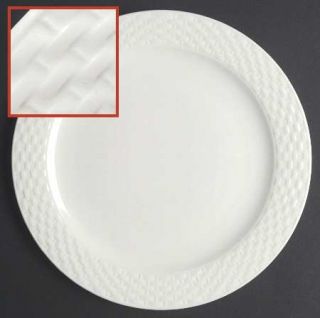 International Lattice Dinner Plate, Fine China Dinnerware   Tableworks,Embossed