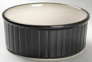 Sango Nova Black (Intro 2004) 6 Storage Ceramic Bowl, Fine China Dinnerware   B