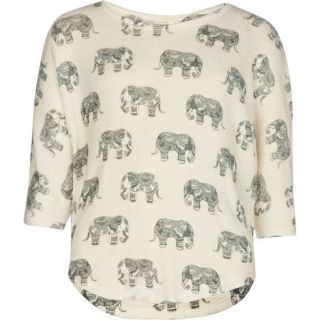 Elephant Girls Hi Low Top Oatmeal In Sizes Large, Medium, X Small, X 