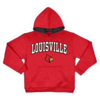NCAA Kids Louisville Sweatshirt   Red (S)