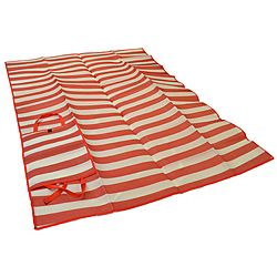 Foldable Red Narrow Striped Travel Mat (Red with narrow stripesMaterial PolypropyleneFold up and store or carryEasy to pack, carry and cleanDimensions 78 inches long x 60 inches wideThe digital images we display have the most accurate color possible. Ho