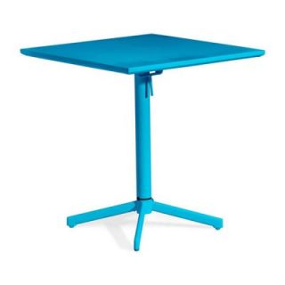 dCOR design Big Wave Folding Square Table 70304 Color Aqua