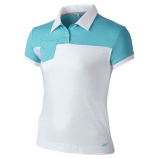 Nike Pocket Girls Golf Polo   White