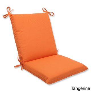 Pillow Perfect Outdoor Solid Squared Corners Chair Cushion With Sunbrella Fabric (100 percent Solution Dyed Acrylic SunbrellaFill material 100 percent Polyester FiberEdge KnifeSuitable for indoor/outdoor use. Collection Sunbrella SolidsColor Options B