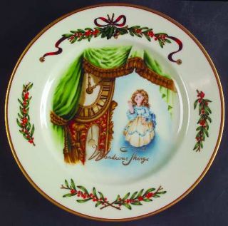 Royal Gallery Queensberry Accent Salad Plate, Fine China Dinnerware   Holly, Fru