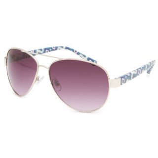 Hot Pursuit Sunglasses Blue/White One Size For Women 233323273