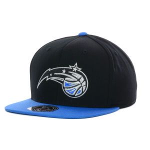 Orlando Magic Mitchell and Ness NBA Black 2 Tone Fitted Cap