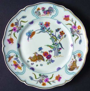 Haviland Golden Quail Salad Plate, Fine China Dinnerware   France, Florals, Bird