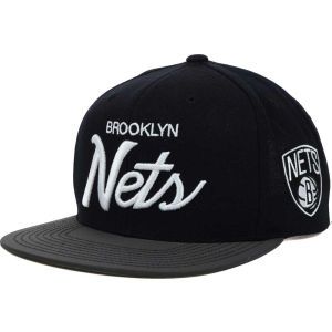 Brooklyn Nets Mitchell and Ness NBA 2 Tone Reflective Snapback