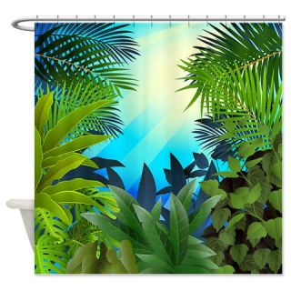  Tropical Jungle 4 Shower Curtain  Use code FREECART at Checkout