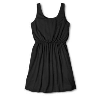 Merona Womens Easy Waist Knit Tank Dress   Black   M