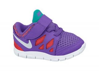 Nike Free 5.0 (2c 10c) Toddler Girls Shoes   Purple Venom