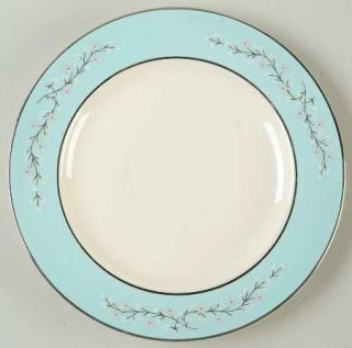 Taylor, Smith & T (TS&T) Tst16 Saucer, Fine China Dinnerware   Classic,Turquoise