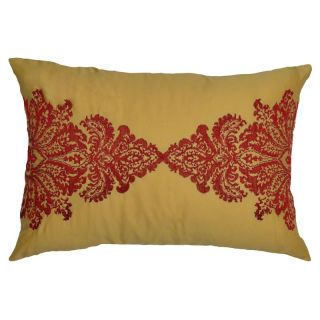 Waverly Archival Urn Embroidered Pillow   Hay Multicolor   11870014X020HAY