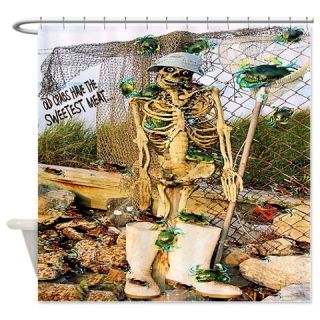  old crabs sweet meat skully Shower Curtain  Use code FREECART at Checkout