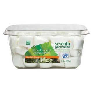 Seventh Generation Mandarin Woods Laundry Detergent Packs 50 ct