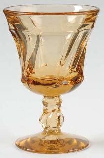 Fostoria Jamestown Amber Wine Glass   Stem #2719, Heavy   Pressed