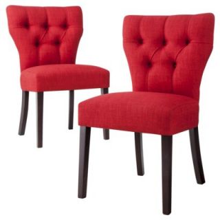 Skyline Dining Chair Set Marlowe Dining Chair   Red (Set of 2)