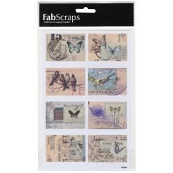 French Heritage Clear Stickers 8.25 X5.25