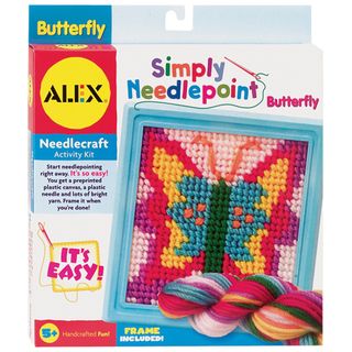 Simply Needlepoint Kits 6.5x6.5in butterfly