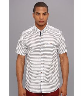 Marc Ecko Cut & Sew Broome S/S Shirt Mens Short Sleeve Button Up (White)