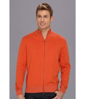 Scott James Sal Full Zip Cardigan Mens Sweatshirt (Orange)