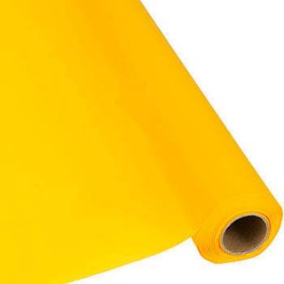 School Bus Yellow 300 Foot Plastic Table Cover Roll
