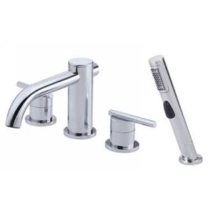 Danze MTZ D305758 Firesale Roman Tub Faucet with Soft Touch Personal Shower