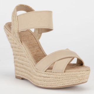 Moody Womens Wedges Natural In Sizes 7.5, 8.5, 9, 6.5, 5.5, 6, 7, 8,