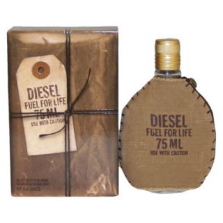 Mens Diesel Fuel For Life Pour Homme by Diesel Eau de Toilette Spray   2.6 oz
