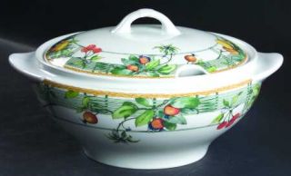 Wedgwood Eden Tureen &  Lid, Fine China Dinnerware   Home Collection, Fruit/Trel