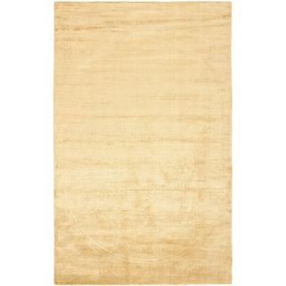 Hand knotted Mirage Gold Viscose Rug (4 X 6)