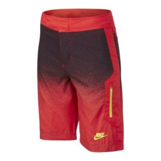 Nike Graphic Boys Board Shorts   Light Crimson