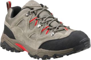 Mens Propet Quest   Gunsmoke/Red Lace Up Shoes
