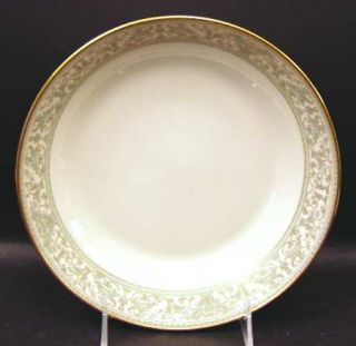 Gorham Lorenzo De Medici (Green W/Gold) 8 Round Vegetable Bowl, Fine China Dinn