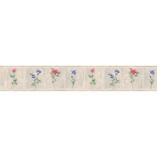 Purple Floral Border Floral Wallpaper (PeachDimensions 3.375 inches wide x 15 feet longBoy/Girl/Neutral NeutralTheme FloralMaterials Solid sheet vinylCare instructions WashableHanging instructions PrepastedThe digital images we display have the most