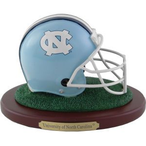 North Carolina Tar Heels Replica Helmet with Wood Base