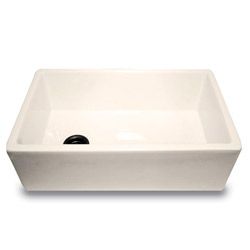 Highpoint Collection 30 inch Fireclay Farm Sink   Bisque