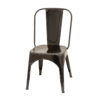 Woodland Imports Stacking Chair 5544 Finish Glossy Brown